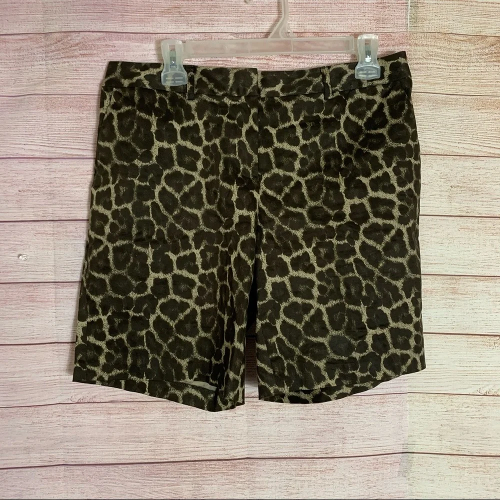Michael Kors Animal‎ Print Shorts Size 8